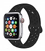 Eiroo Apple Watch / Watch 2 / Watch 3 Siyah Spor Kordon (38 mm)