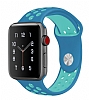 Eiroo Apple Watch / Watch 2 / Watch 3 Mavi Spor Kordon (38 mm)