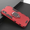 Eiroo Armor iPhone X / XS Standl Ultra Koruma Krmz Klf - Resim: 5