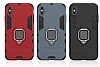 Eiroo Armor iPhone XR Standl Ultra Koruma Siyah Klf - Resim: 5