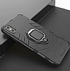 Eiroo Armor iPhone XR Standl Ultra Koruma Siyah Klf - Resim: 1