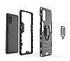 Eiroo Armor Samsung Galaxy A01 Standl Sper Koruma Siyah Klf - Resim: 4