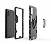 Eiroo Armor Samsung Galaxy A71 Standl Ultra Koruma Siyah Klf - Resim: 3