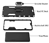 Eiroo Armor Samsung Galaxy Note 10 Plus Standl Ultra Koruma Lacivert Klf - Resim: 1