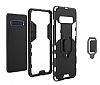 Eiroo Armor Samsung Galaxy S10 Plus Standl Ultra Koruma Siyah Klf - Resim: 2