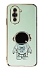 Eiroo Astronot Huawei nova 10 Standl Yeil Silikon Klf