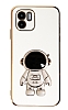 Eiroo Astronot Xiaomi Redmi A1 Standl Beyaz Silikon Klf