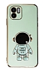 Eiroo Astronot Xiaomi Redmi A1 Standl Yeil Silikon Klf