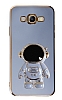 Eiroo Astronot Samsung Galaxy J7/J7 Core Standl Mavi Silikon Klf