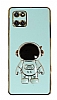 Eiroo Astronot Samsung Galaxy Note 10 Lite Standl Yeil Silikon Klf