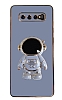 Eiroo Astronot Samsung Galaxy S10 Plus Standl Mavi Silikon Klf