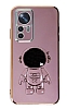 Eiroo Astronot Xiaomi 12T Standl Mor Silikon Klf