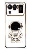 Eiroo Astronot Xiaomi Mi 11 Ultra Standl Beyaz Silikon Klf
