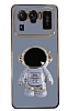Eiroo Astronot Xiaomi Mi 11 Ultra Standl Mavi Silikon Klf