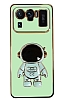 Eiroo Astronot Xiaomi Mi 11 Ultra Standl Yeil Silikon Klf