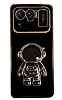 Eiroo Astronot Xiaomi Mi 11 Ultra Standl Siyah Silikon Klf