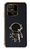 Eiroo Astronot Xiaomi Poco C40 Standl Siyah Silikon Klf
