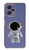 Eiroo Astronot Xiaomi Poco X5 5G Standl Mavi Silikon Klf