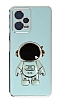 Eiroo Astronot Xiaomi Poco X5 5G Standl Yeil Silikon Klf