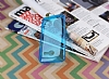 Asus Zenfone 4 Ultra nce effaf Mavi Silikon Klf - Resim: 1