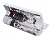 Sony Xperia T3 Gizli Mknatsl ift Pencereli Taksim Deri Klf - Resim: 3