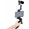 Eiroo AY-49 Mikrofon Led Ikl Siyah Vlogger Kiti Telefon Tutucu - Resim 2
