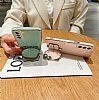 Eiroo Aynal Kitty Realme 5i Standl Mavi Silikon Klf - Resim 5