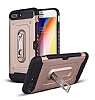 Eiroo Billfold iPhone 7 Plus / 8 Plus Kartlkl Ultra Koruma Gold Klf - Resim: 4
