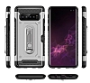 Eiroo Billfold Samsung Galaxy S10 Plus Kartlkl Ultra Koruma Siyah Klf - Resim: 2