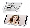 Eiroo Bling Mirror Huawei Mate 10 Lite Silikon Kenarl Aynal Silver Rubber Klf - Resim: 3