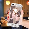 Eiroo Bling Mirror Huawei Y6 2018 Silikon Kenarl Aynal Silver Rubber Klf - Resim: 3