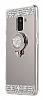Eiroo Bling Mirror Samsung Galaxy A6 Plus Silikon Kenarl Aynal Rose Gold Rubber Klf - Resim: 4