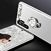 Eiroo Bling Mirror Samsung Galaxy Note 10 Plus Silikon Kenarl Aynal Rose Gold Rubber Klf - Resim: 4