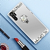 Eiroo Bling Mirror Samsung Galaxy Note 10 Plus Silikon Kenarl Aynal Rose Gold Rubber Klf - Resim: 1