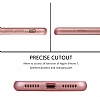 Eiroo Body Fit iPhone 7 360 Derece Koruma Rose Gold Silikon Klf - Resim 5
