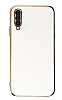 Eiroo Borderline Samsung Galaxy A30S Kamera Korumal Beyaz Silikon Klf