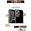 Eiroo Borderline Samsung Galaxy S23 Ultra Kamera Korumal Mavi Silikon Klf - Resim 4