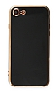 Eiroo Borderline iPhone 7 / 8 Kamera Korumal Siyah Silikon Klf