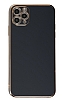 Eiroo Borderline iPhone 11 Pro Max Kamera Korumal Siyah Silikon Klf