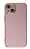 Eiroo Borderline iPhone 14 Plus Kamera Korumal Mor Silikon Klf