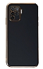 Eiroo Borderline Oppo A94 4G Kamera Korumal Siyah Silikon Klf