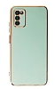 Eiroo Borderline Samsung Galaxy A03s Kamera Korumal Yeil Silikon Klf