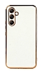 Eiroo Borderline Samsung Galaxy A14 4G Kamera Korumal Beyaz Silikon Klf