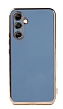 Eiroo Borderline Samsung Galaxy A14 4G Kamera Korumal Mavi Silikon Klf
