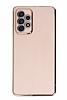 Eiroo Borderline Samsung Galaxy A52 Kamera Korumal Pembe Silikon Klf