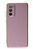 Eiroo Borderline Samsung Galaxy S20 FE Kamera Korumal Mor Silikon Klf