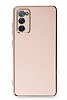 Eiroo Borderline Samsung Galaxy S20 FE Kamera Korumal Pembe Silikon Klf
