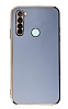Eiroo Borderline Xiaomi Redmi Note 8 Kamera Korumal Mavi Silikon Klf