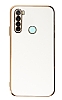 Eiroo Borderline Xiaomi Redmi Note 8 Kamera Korumal Beyaz Silikon Klf