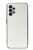 Eiroo Borderline Samsung Galaxy A13 Kamera Korumal Beyaz Silikon Klf